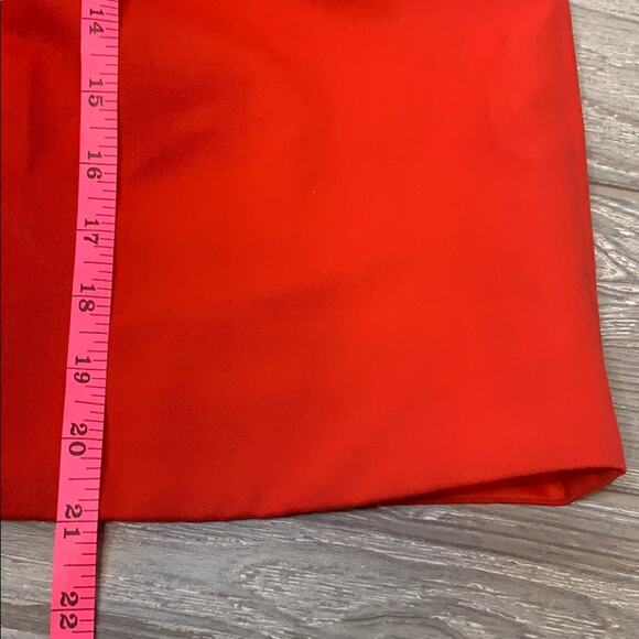 VINTAGE Valentino boutique red pencil skirt - Picture 6 of 7